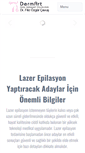 Mobile Screenshot of lazerepilasyon-merkezi.com